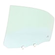 2000 Honda Civic - Rear, Driver and Passenger Side Door Glass, Sedan, 4-Door, Green Tint, FD05579 GTYN, FD05580 GTYN