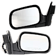 Coupe Driver and Passenger Side Mirror, Power Adjust, Non-Heated, Manual Folding, Paintable, No Signal Light, No Memory, No Puddle Light, No Auto-Dim, No Blind Spot Feature