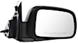 Driver and Passenger Side Mirror, Power Adjust, Non-Heated, Manual Folding, Paintable, No Signal Light, No Memory, No Puddle Light, No Auto-Dim, No Blind Spot Feature