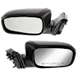 Sedan Driver and Passenger Side Mirror, Power Adjust, Heated, Manual Folding, Paintable, No Signal Light, No Memory, No Puddle Light, No Auto-Dim, No Blind Spot Feature