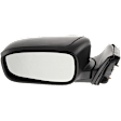 Sedan Driver and Passenger Side Mirror, Power Adjust, Heated, Manual Folding, Paintable, No Signal Light, No Memory, No Puddle Light, No Auto-Dim, No Blind Spot Feature