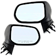 Sedan Driver and Passenger Side Mirror, Power Adjust, Non-Heated, Manual Folding, Paintable, No Signal Light, No Memory, No Puddle Light, No Auto-Dim, No Blind Spot Feature