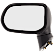 Sedan Driver and Passenger Side Mirror, Manual Adjust, Non-Heated, Manual Folding, Textured Black, No Signal Light, No Memory, No Puddle Light, No Auto-Dim, No Blind Spot Feature
