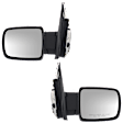 Driver and Passenger Side Mirrors, Power Adjust, Manual Folding, Heated, Paintable, No Signal Light, No Memory, No Puddle Light, No Auto-Dimming, No Blind Spot Feature