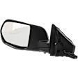Driver and Passenger Side Mirror, Power Adjust, Non-Heated, Manual Folding, Textured Black, No Signal Light, No Memory, No Puddle Light, No Auto-Dim, No Blind Spot Feature