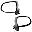 Driver and Passenger Side Mirrors, Power Adjust, Manual Folding, Non-Heated, Paintable, No Signal Light, No Memory, No Puddle Light, No Auto-Dimming, No Blind Spot Feature