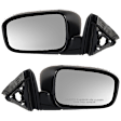 Coupe Driver and Passenger Side Mirror, Power Adjust, Non-Heated, Manual Folding, Paintable, No Signal Light, No Memory, No Puddle Light, No Auto-Dim, No Blind Spot Feature