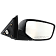 Sedan Driver and Passenger Side Mirror, Power Adjust, Non-Heated, Manual Folding, Paintable, No Signal Light, No Memory, No Puddle Light, No Auto-Dim, No Blind Spot Feature