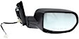 Driver and Passenger Side Mirrors, Power Adjust, Manual Folding, Non-Heated, Textured Black, No Signal Light, No Memory, No Puddle Light, No Auto-Dimming, No Blind Spot Feature
