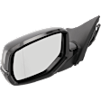 Driver and Passenger Side Mirror, Power Adjust, Heated, Manual Folding, Paintable, In-housing Signal Light, No Memory, No Puddle Light, No Auto-Dim, No Blind Spot Feature