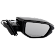 2016-2021 Honda Civic - Driver and Passenger Side Mirrors, Power Adjust, Manual Folding, Heated, Paintable, In-housing Signal Light, No Memory, No Puddle Light, No Auto-Dimming, No Blind Spot Feature