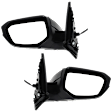 Driver and Passenger Side Mirrors, Power Adjust, Manual Folding, Non-Heated, Paintable, No Signal Light, No Memory, No Puddle Light, No Auto-Dimming, No Blind Spot Feature