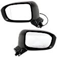 Driver and Passenger Side Mirrors, Power Adjust, Manual Folding, Non-Heated, Paintable, No Signal Light, No Memory, No Puddle Light, No Auto-Dimming, No Blind Spot Feature