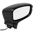 2018 Honda Odyssey - Driver and Passenger Side Mirror, For Models Without Side View Camera, Power Adjust, Non-Heated, Textured Black, Manual Folding, No Signal Light, No Blind Spot Feature, Without Memory Recall, No Puddle Light, No Auto-Dimming