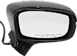 Driver and Passenger Side Mirror, Power Adjust, Heated, Manual Folding, Paintable, In-housing Signal Light, With Memory, No Puddle Light, No Auto-Dim, No Blind Spot Feature