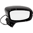 Driver and Passenger Side Mirrors, Power Adjust, Power Folding, Heated, Paintable, In-housing Signal Light, With memory, No Puddle Light, No Auto-Dimming, No Blind Spot Feature