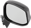 Driver and Passenger Side Mirror, Power Adjust, Non-Heated, Manual Folding, Light textured, No Signal Light, No Memory, No Puddle Light, No Auto-Dim, No Blind Spot Feature