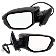 Driver and Passenger Side Mirror, Power Adjust, Heated, Manual Folding, Paintable, In-housing Signal Light, No Memory, No Puddle Light, No Auto-Dim, No Blind Spot Feature