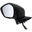 2024 Honda Civic - Driver and Passenger Side Mirror, Type 2, Power Adjust, Heated, Paintable, Manual Folding, No Signal Light, No Blind Spot Feature, No Memory, No Puddle Light, No Auto-Dimming