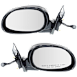 Driver and Passenger Side Mirror, Manual Adjust, Manual Folding, Non-Heated, Paintable, No Signal Light, No Memory, No Puddle Light, No Auto-Dimming, No Blind Spot Feature, Coupe/Hatchback