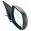 Driver and Passenger Side Mirrors, Manual Adjust, Manual Folding, Non-Heated, Paintable, No Signal Light, Memory, Puddle Light, Auto-Dimming, and Blind Spot Feature, 4 Door Sedan