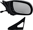 Driver and Passenger Side Mirror, Manual Adjust, Non-Heated, Non-Folding, Textured Black, No Signal Light, No Memory, No Puddle Light, No Auto-Dim, No Blind Spot Feature