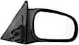 1998 Honda Civic - Driver and Passenger Side Mirror, 4-Door, Manual Adjust, Non-Heated, Textured Black, Non-Folding, No Signal Light, No Blind Spot Feature, No Memory, No Puddle Light, No Auto-Dimming, Sedan