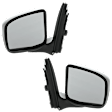 Driver and Passenger Side Mirrors, Power Adjust, Manual Folding, Non-Heated, Paintable, No Signal Light, No Memory, No Puddle Light, No Auto-Dimming, No Blind Spot Feature