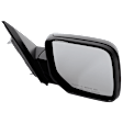 Driver and Passenger Side Mirrors, Power Adjust, Manual Folding, Heated, Paintable, No Signal Light, No Memory, No Puddle Light, No Auto-Dimming, No Blind Spot Feature