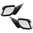 Driver and Passenger Side Mirrors, Power Adjust, Manual Folding, Heated, Paintable, In-housing Signal Light, With memory, No Puddle Light, No Auto-Dimming, No Blind Spot Feature