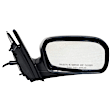 Hatchback Driver and Passenger Side Mirror, Power Adjust, Non-Heated, Manual Folding, Textured Black, No Signal Light, No Memory, No Puddle Light, No Auto-Dim, No Blind Spot Feature
