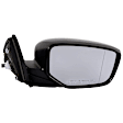 Driver and Passenger Side Mirror, Power Adjust, Non-Heated, Manual Folding, Paintable, No Signal Light, No Memory, No Puddle Light, No Auto-Dim, No Blind Spot Feature