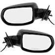 Driver and Passenger Side Mirrors, Power Adjust, Non-Heated, Manual Folding, Paintable, No Signal Light, No Memory, No Puddle Light, No Blind Spot Feature