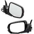 Driver and Passenger Side Mirror, Power Adjust, Non-Heated, Manual Folding, Paintable, No Signal Light, No Memory, No Puddle Light, No Auto-Dim, No Blind Spot Feature