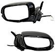 Driver and Passenger Side Mirror, Power Adjust, Heated, Manual Folding, Paintable, No Signal Light, With Memory, No Puddle Light, No Auto-Dim, No Blind Spot Feature