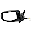 Driver and Passenger Side Mirror, Power Adjust, Heated, Manual Folding, Paintable, No Signal Light, With Memory, No Puddle Light, No Auto-Dim, No Blind Spot Feature