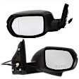 Driver and Passenger Side Mirror, Power Adjust, Heated, Manual Folding, Paintable, In-housing Signal Light, No Memory, No Puddle Light, No Auto-Dim, No Blind Spot Feature