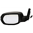 Driver and Passenger Side Mirror, Power Adjust, Heated, Manual Folding, Paintable, In-housing Signal Light, No Memory, No Puddle Light, No Auto-Dim, No Blind Spot Feature
