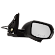 Driver and Passenger Side Mirror, Power Adjust, Heated, Manual Folding, Paintable, In-housing Signal Light, No Memory, No Puddle Light, No Auto-Dim, No Blind Spot Feature