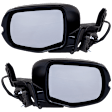 Driver and Passenger Side Mirror, Power Adjust, Heated, Manual Folding, Paintable, In-housing Signal Light, No Memory, No Puddle Light, No Auto-Dim, No Blind Spot Feature