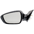 Driver and Passenger Side Mirror, Power Adjust, Non-Heated, Manual Folding, Paintable, No Signal Light, No Memory, No Puddle Light, No Auto-Dim, No Blind Spot Feature