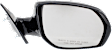Driver and Passenger Side Mirrors, Power Adjust, Manual Folding, Non-Heated, Paintable, No Signal Light, No Memory, No Puddle Light, No Auto-Dimming, No Blind Spot Feature