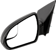 Driver and Passenger Side Mirror, Power Adjust, Non-Heated, Manual Folding, Paintable, No Signal Light, No Memory, No Puddle Light, No Auto-Dim