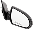 Driver and Passenger Side Mirror, Power Adjust, Non-Heated, Manual Folding, Paintable, No Signal Light, No Memory, No Puddle Light, No Auto-Dim