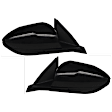 Driver and Passenger Side Mirrors, Power Adjust, Manual Folding, Non-Heated, Paintable, No Signal Light, No Memory, No Puddle Light, No Auto-Dimming, No Blind Spot Feature