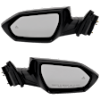 Driver and Passenger Side Mirrors, Power Adjust, Manual Folding, Heated, Paintable, In-glass Signal Light, No Memory, No Puddle Light, No Auto-Dimming, With Blind Spot Detection in Glass