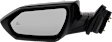 Driver and Passenger Side Mirror, Power Adjust, Heated, Manual Folding, Paintable, In-housing Signal Light, No Memory, No Puddle Light, No Auto-Dim, With Blind Spot Detection in Glass