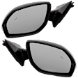 Driver and Passenger Side Mirror, Power Adjust, Heated, Manual Folding, Paintable, In-housing Signal Light, No Memory, No Puddle Light, No Auto-Dim, With Blind Spot Detection in Glass