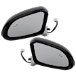 Driver and Passenger Side Mirror, Power Adjust, Heated, Manual Folding, Paintable, No Signal Light, No Memory, With Puddle Light, No Auto-Dim, With Blind Spot Detection in Glass