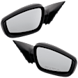 Driver and Passenger Side Mirror, Power Adjust, Non-Heated, Manual Folding, Paintable, No Signal Light, No Memory, No Puddle Light, No Auto-Dim, No Blind Spot Feature